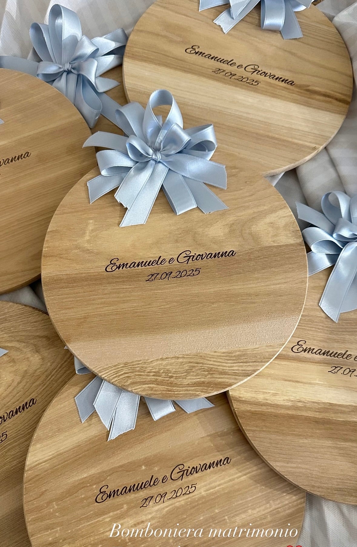Bomboniera tagliere personalizzato