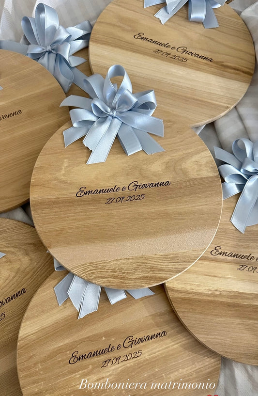Bomboniera tagliere personalizzato